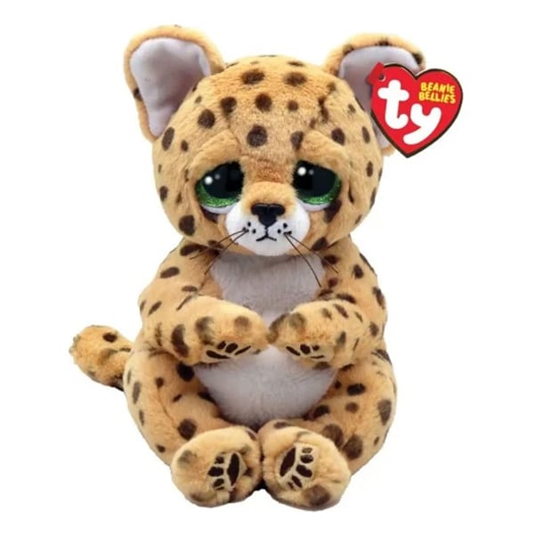 TY Beanie Belly Plush Toy 15cm 1 copë - Leopard