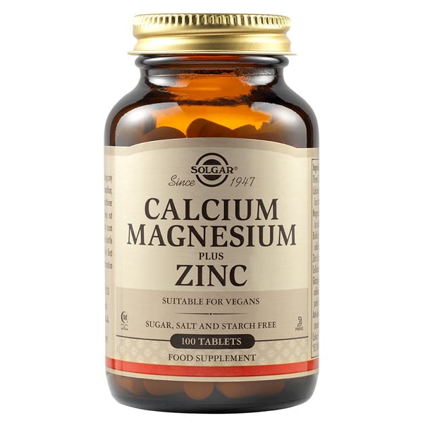 Solgar Calcium Magnesium Plus Zinc 100 tableta