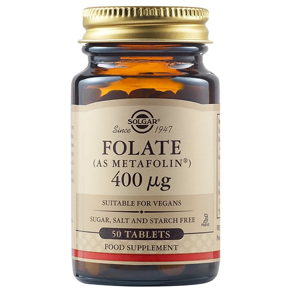 Solgar Folate 400 μg (as Metafolin) 50 tableta