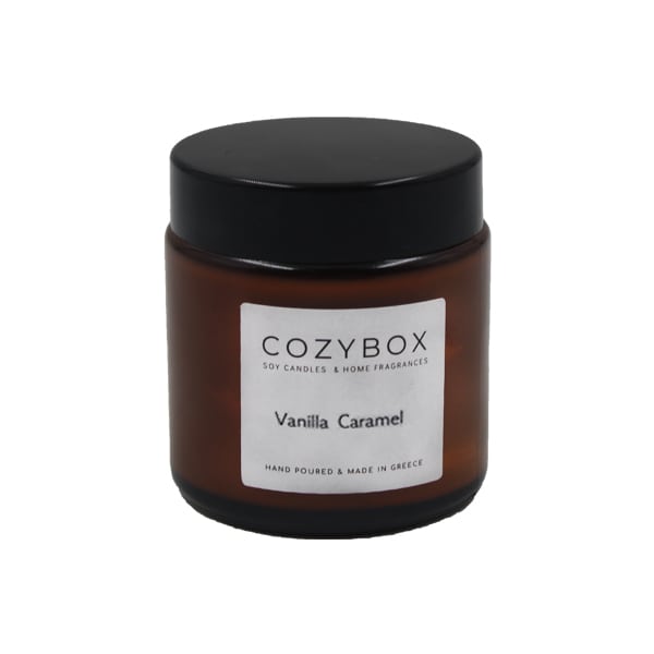 Cozybox Soy Candle Vanilla Caramel 100g