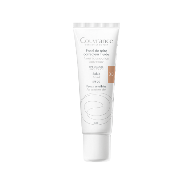 Avene Couvrance Fluid Foundation Corrector SPF20 - 3.0 Sand 30 ml