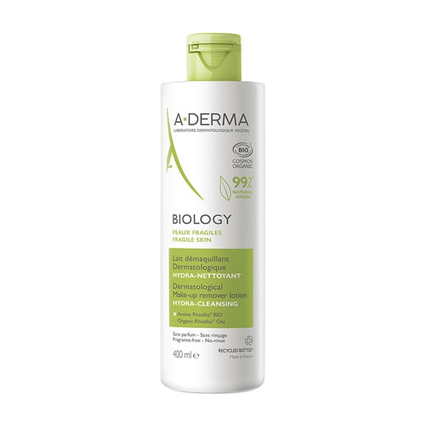 A-Derma Biology Dermatological Make-up Remover Lotion Hydra-Cleansing 400 ml