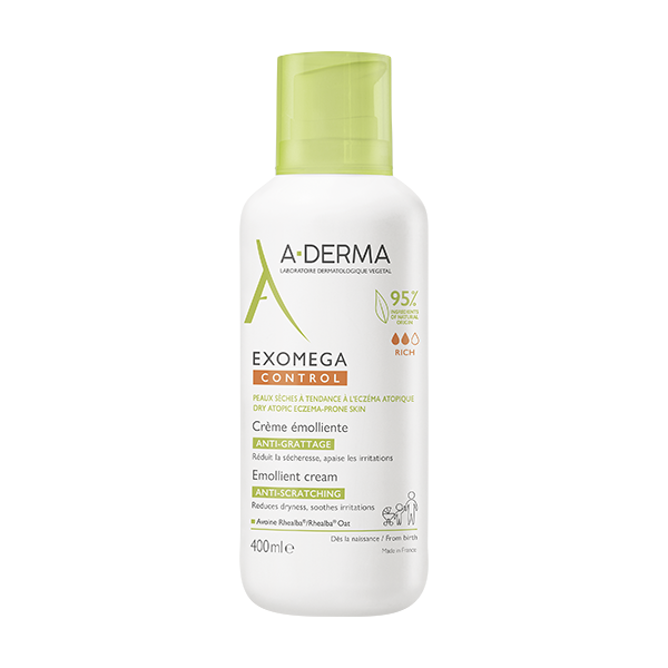 A-Derma Exomega Control Anti-Scratching Emollient Cream 400 ml