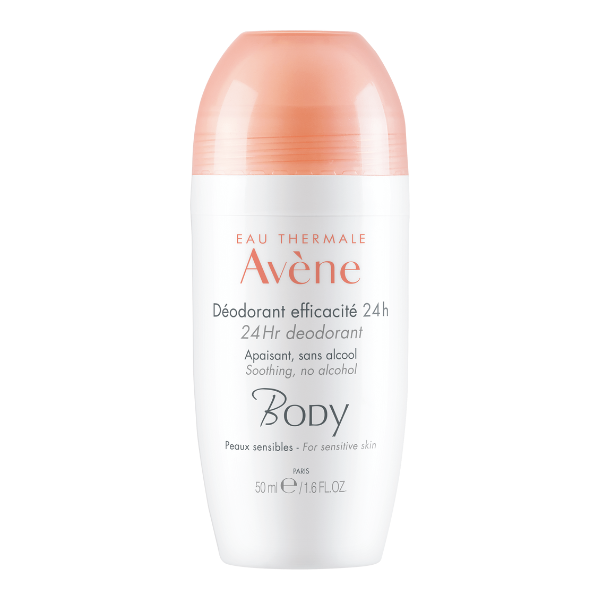Avene Body Deodorant Roll-On 24h for Sensitive Skin 50 ml