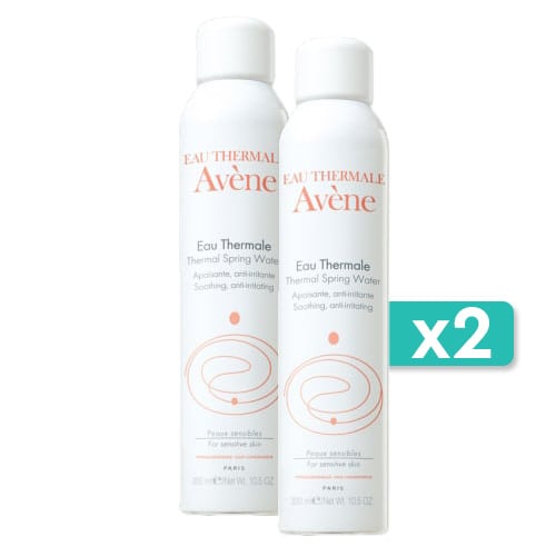 2x Avene Thermal Spring Water Spray Soothing & Anti-Irritating 2x300ml