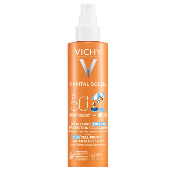 Vichy Capital Soleil Kids Cell Protect Water Fluid Spray SPF50+ 200 ml