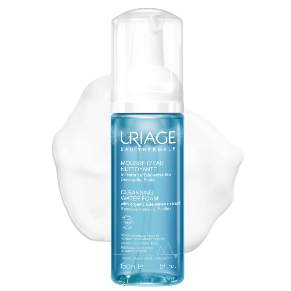 Uriage Cleansing Water Foam with Organic Edelweiss Extract 150 ml