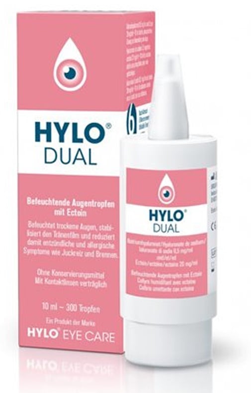Ursapharm Hylo Dual Lubricating Eye Drops 10 ml (300 pika)