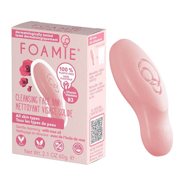 Foamie Cleansing Face Bar I Rose Up Like This for All Skin Types 60gr