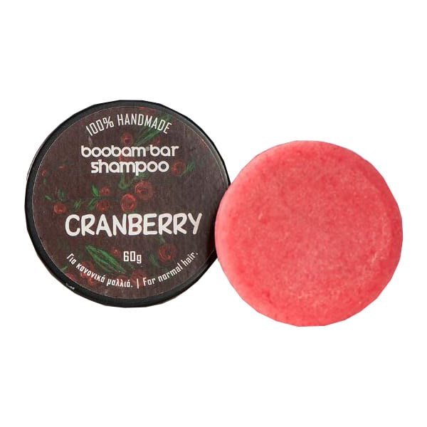 Boobam Shampoo Bar Cranberry for Normal Hair 60g
