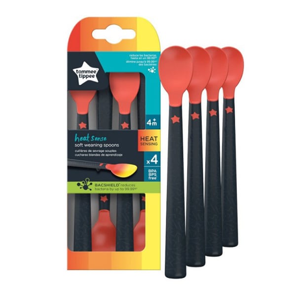 Tommee Tippee Weaning Spoons 4m+ 4 copë
