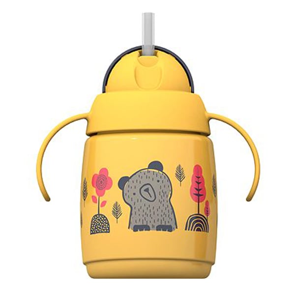 Tommee Tippee SuperStar Training Straw Cup 6m+ 300ml 1 copë - E VERDHË