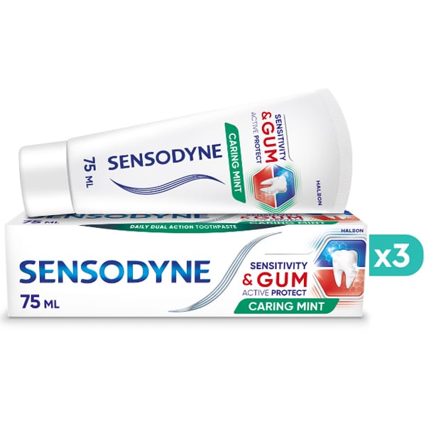 3x Sensodyne Sensitivity & Gum Toothpaste 3x75ml