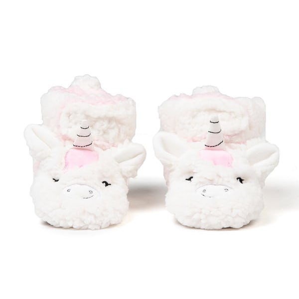 Cozy Sole Baby & Toddler Soft Slippers Unicorn 1 palë