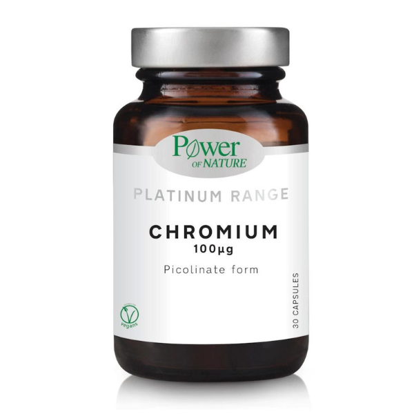 Power of Nature Platinum Range Chromium 100 μg 30 kapsula