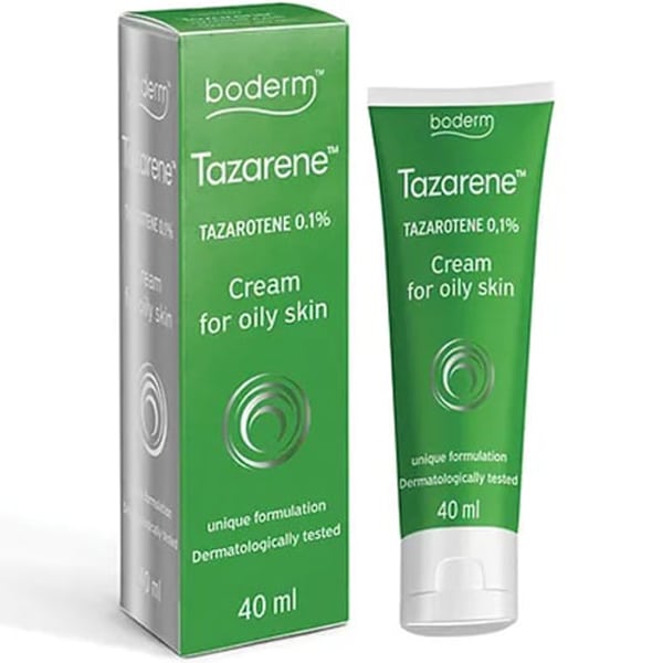 Boderm Tazarene 0.1% Cream for Oily Skin 40 ml