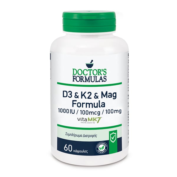 Doctor's Formulas D3 & K2 & Mag Formula 60 kapele