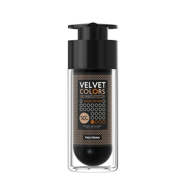 Frezyderm Velvet Colors High Cover Matte Full Coverage Foundation SPF50+ 30 ml