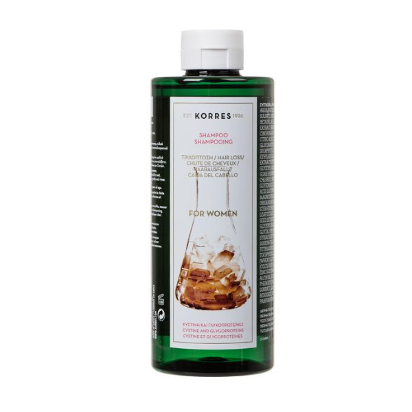 Korres Shampoo for Women against Hair Loss with Cystine & Glycoproteins 400 ml