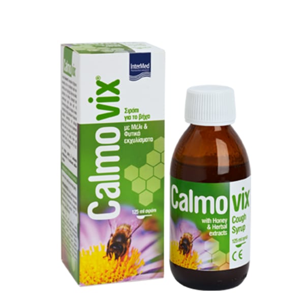 Intermed Calmovix Cough Syrup with Honey and Herbal Extracts 125 ml