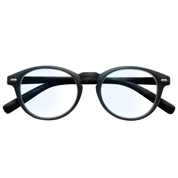 Eyelead B187 Unisex Bluelight Reading Glasses with UV Filter Black 1 copë - 002 E zezë