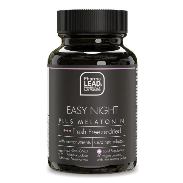 Pharmalead Black Range Easy Night Plus Melatonin 30 kapsula vegjetariane