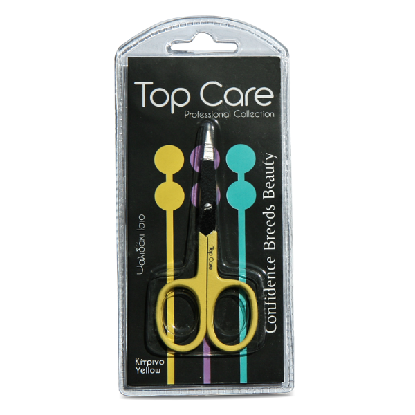 Top Care Scissors Straight 1 copë - E verdhë