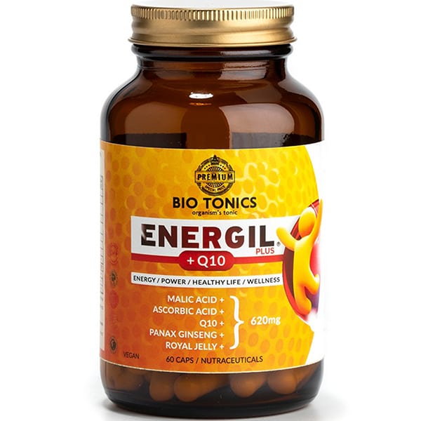 Bio Tonics Energil Plus +Q10 620mg 60 kapele
