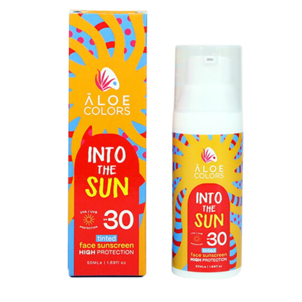 Aloe Colors Into The Sun Face Sunscreen Tinted SPF30 50 ml