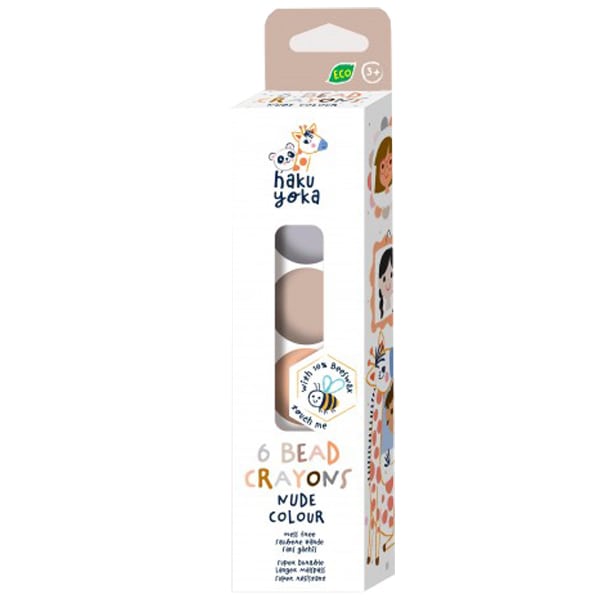 Haku Yoka 6 Bead Crayons Bead Crayons, 6pcs 1 set - Ngjyrë nudo