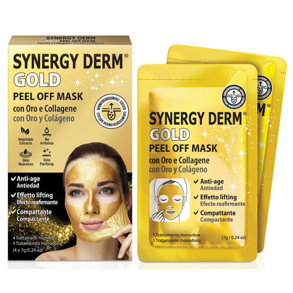 Fadopharm Synergy Derm Gold Peel Off Mask with Collagen & Gold 4 copë
