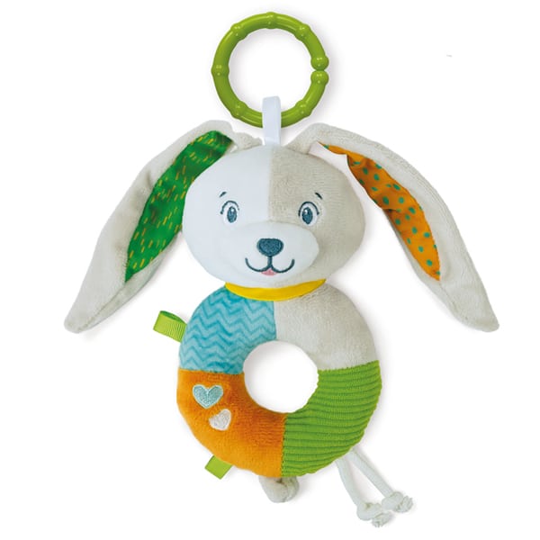 Clementoni For You Baby Toy Rattle Soft Bunny for 0m+ 1 copë