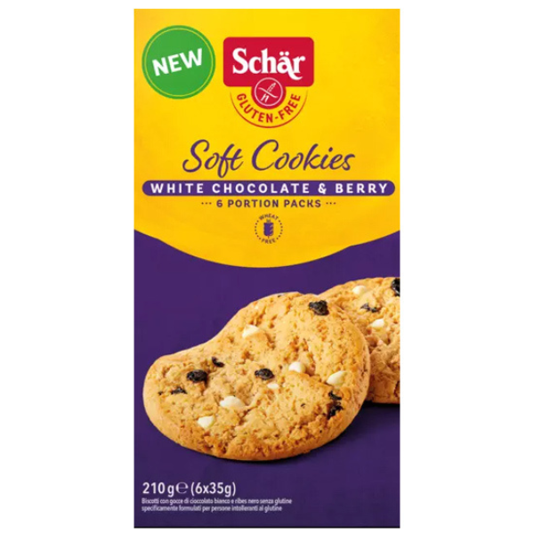 Schar Soft Cookies White Chocolate & Berry 210g