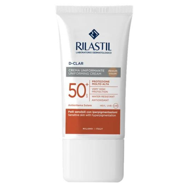 Rilastil D-Clar Uniforming Cream SPF50+ Medium Shade 40 ml