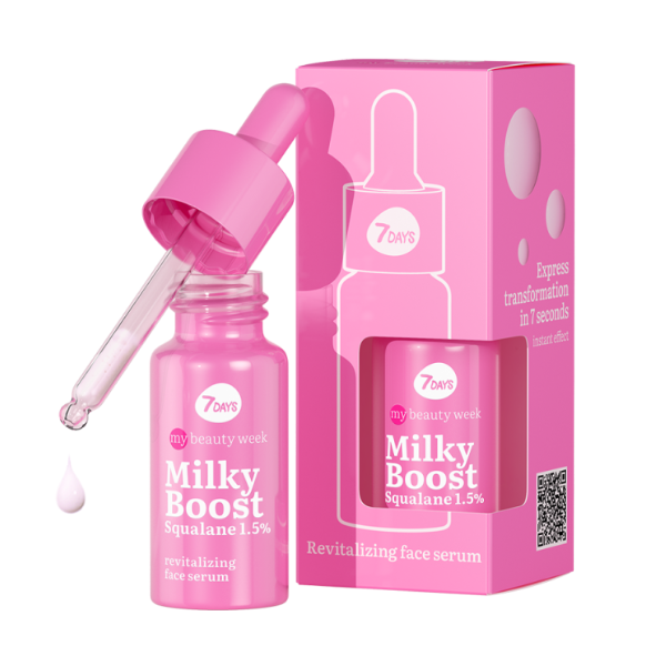 7DAYS Milky Boost Squalane 1.5% Revitalizing Face Serum 20 ml
