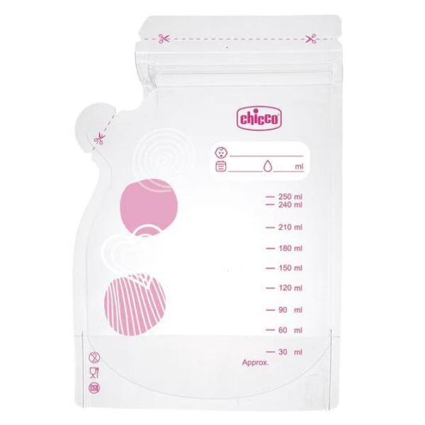Chicco Breast Milk Storage Bags 250ml 30 copë