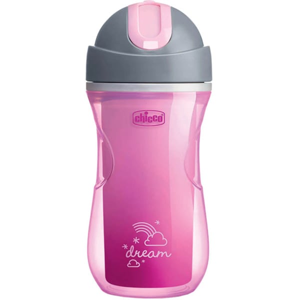 Chicco Sport Cup with Silicone Straw 14m+ 266ml - Rozë
