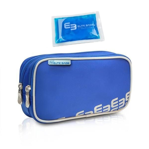 Elite Bags Diabetic Toiletry Bag Isothermal Medical Diabetic Kit 1 copë - blu