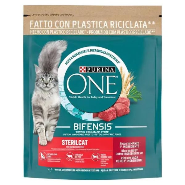 Purina One Sterilcat Dry Food for Adult Cats with Beef & Wheat 450g