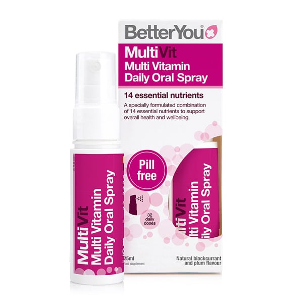 BetterYou MultiVit Multivitamin Daily Oral Spray 25 ml