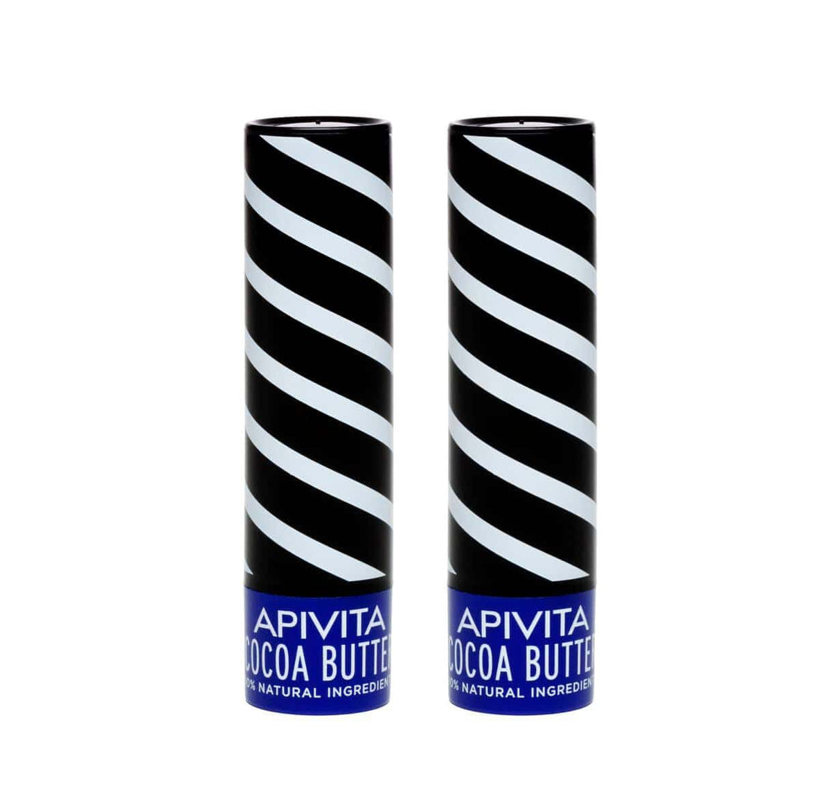 Apivita Lip Care Cocoa Butter SPF20 2 x 4.4 gr
