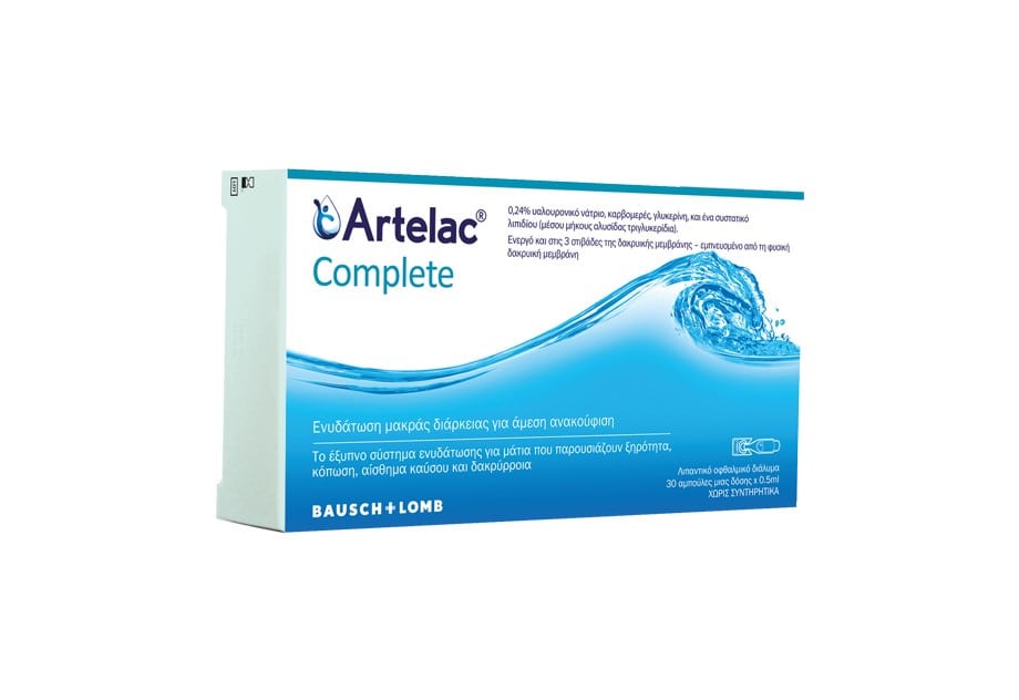 Bausch & Lomb Artelac Complete Lubricant Eye Drops 30 x 0.5ml