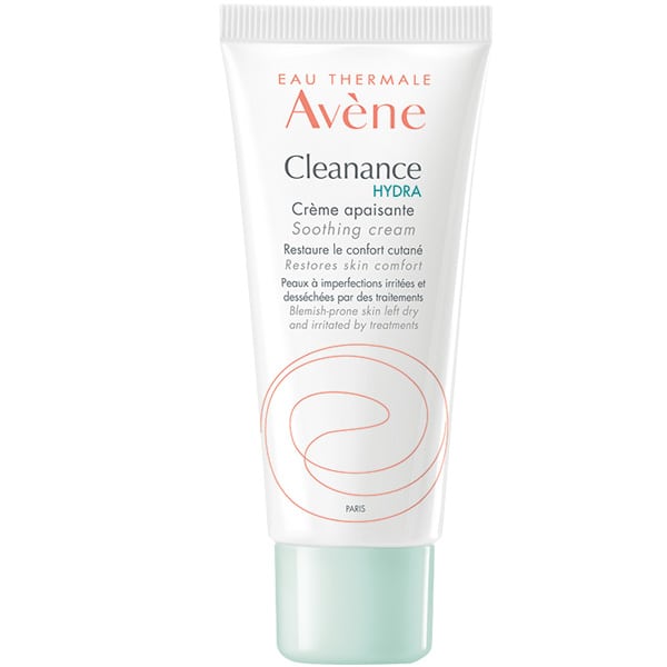 Avene Cleanance Hydra Soothing Cream for Blemish-Prone Skin Left Dry & Irritated by Treatments 40 ml
