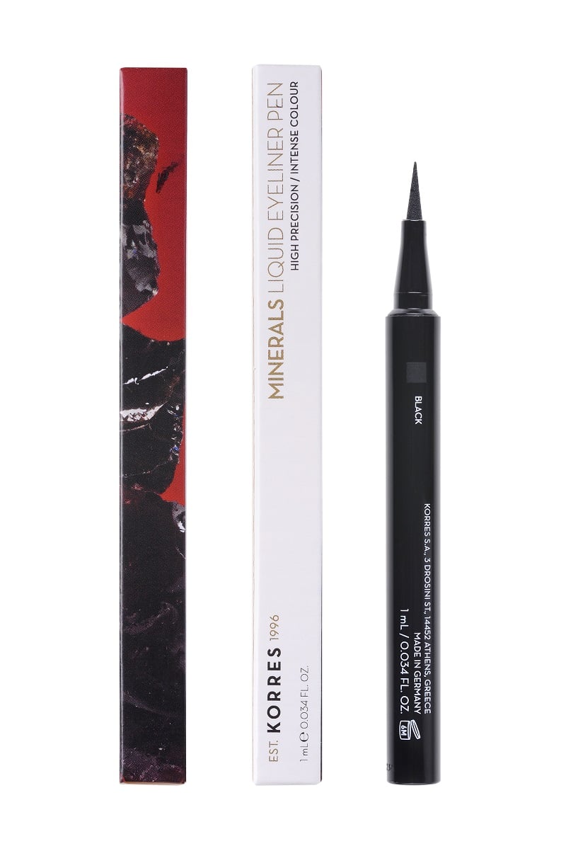 Korres Minerals Liquid Eyeliner Pen 01 Black 1 ml