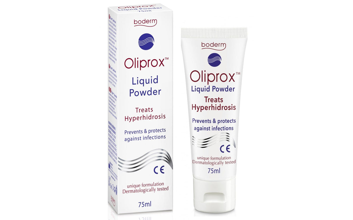Boderm Oliprox Liquid Powder against Hyperhidrosis 75 ml