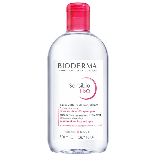 Bioderma Sensibio H2O Micellar Water Makeup Remover for Sensitive Skin 500 ml