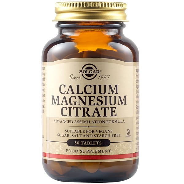 Solgar Calcium Magnesium Citrate  50 tableta