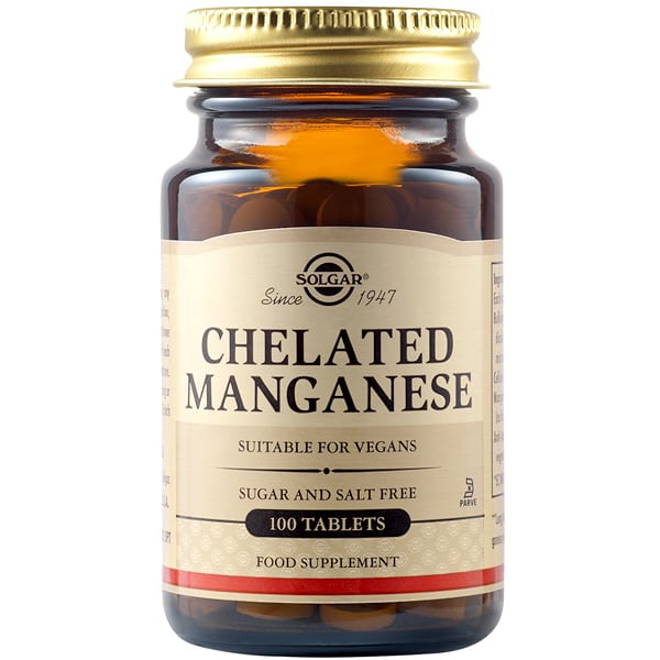 Solgar Chelated Manganese  100 tableta