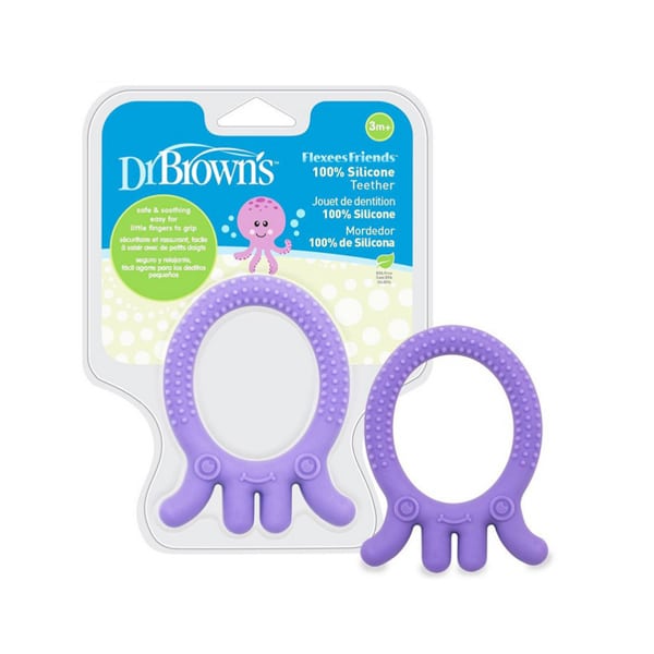 Dr. Browns Silicone Teether Octopus 3m+ (21/TE006)  1 copë