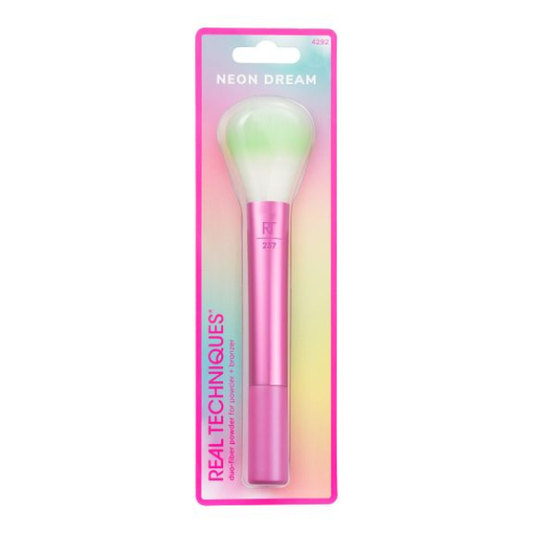 Real Techniques RT237 Neon Dream Duo Fiber Powder Brush (4292)  1 copë